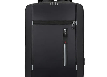 1 Pack 15.6 Inch Men's Business Computer Bag Multi-pocket High-capacity Usb Charging Work Commuting Backpack