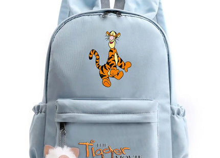 The Tigger Movie Backpack for Girl Boy Student Teenager Rucksack Casual Portable Laptop Travel Rabbit Ears Cute Mochila