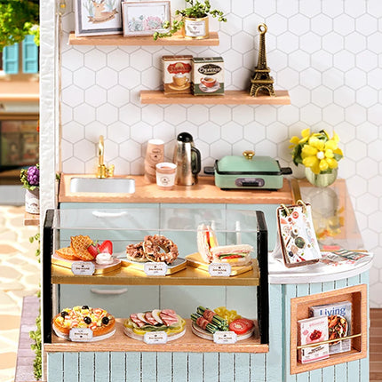 DIY Miniature Doll House 3D Puzzle Building Assembly Kit For Making Room Toys Home Bedroom Decorations With Furniture DollHouses