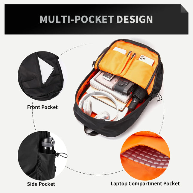 Mens Backpack Waterproof Notebook Backpacks Travel Vacuum...