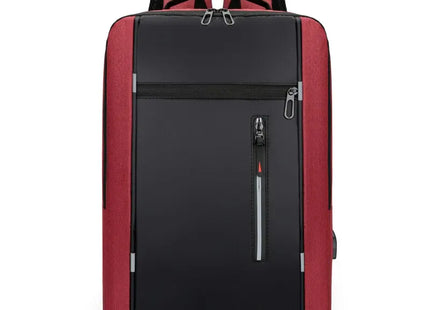 1 Pack 15.6 Inch Men's Business Computer Bag Multi-pocket High-capacity Usb Charging Work Commuting Backpack