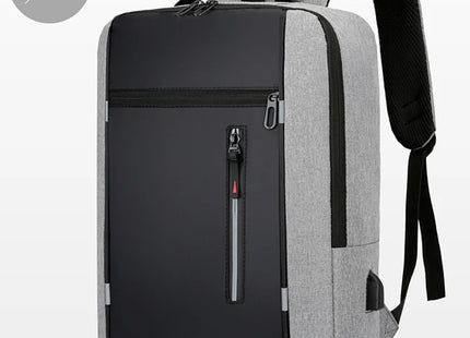 1 Pack 15.6 Inch Men's Business Computer Bag Multi-pocket High-capacity Usb Charging Work Commuting Backpack