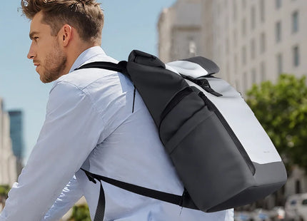 MARK RYDEN Men's Backpack Water Repellent Rolltop Backpack 17 inch Laptop Bag- Light Line Series