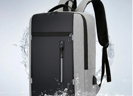Portable Backpack Camping Travel Bag Business Daypack with USB Charging Port Fit 15.6 Inch Laptops for Men Women