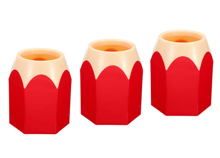 3-5Pc Multifunction Pen Holder Pencil Brush Container Desktop Decoration Stationery Storage Vase Organizer Cute Desk Accessories