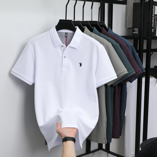 100% pure cotton summer new fashionable men's shortsleeve...