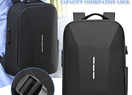 Waterproof Casual Laptop Backpack Anti-splash USB Charging Business Travel Bag For Men