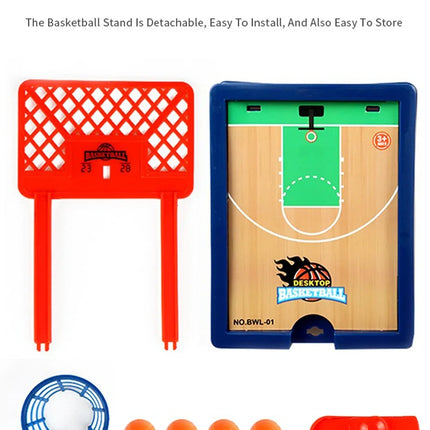 Mini basketball machine desktop portable travel or office game set, suitable for indoor or outdoor use. Fun toys Christmas gifts