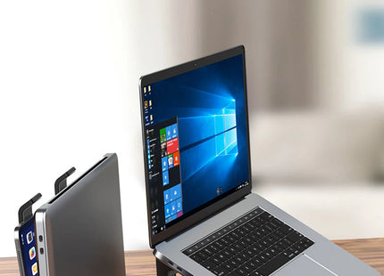 Foldable Laptop Stand Notebook Computer Holder Accessories for Macbook iPad Tablet Phone Storable Holder Dual use adjustable