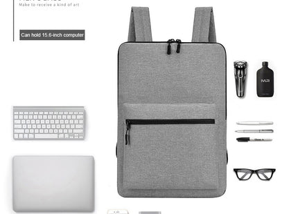 DIENQI New Ultra-thin Laptop Backpack For 14" 15.6" Laptop Man Bag Multi-use Women Men Work Bag Waterproof Thin Computer Backbag