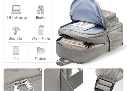 School Bag for 15.6 Inch Laptop Backpack for School Kids Girls Large Capacity Light Weight Backpack Women Fashion College Bag