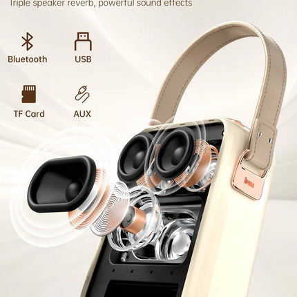 Divoom SongBird-HQ Portable Bluetooth Speaker Home Home Ktv Sound Set Home Karaoke Speakers Microphone Karaoke Microphone