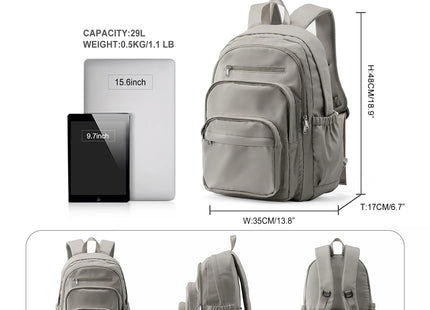 School Bag for 15.6 Inch Laptop Backpack for School Kids Girls Large Capacity Light Weight Backpack Women Fashion College Bag