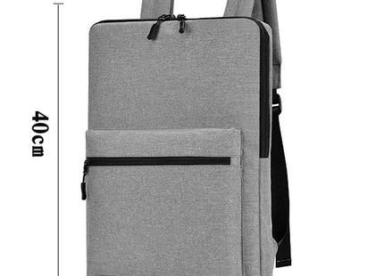 DIENQI New Ultra-thin Laptop Backpack For 14" 15.6" Laptop Man Bag Multi-use Women Men Work Bag Waterproof Thin Computer Backbag