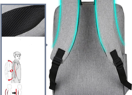 Men's Business Backpack Square Large Capacity Travel Storage Bag Computer Protection Bag Teenager Backpack Schoolbag Unisex New