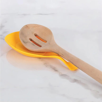 【Hot sales】Silicone Spoon Rest Spatula Holder Heat Resistant Utensil Placemat Tray Kitchen Tools