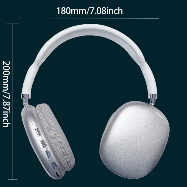 New P9 Wireless Bluetooth Headphones Noise Cancelling Mic...