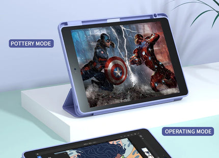 For iPad 11 inch A16 Case with Pen Holder Cover For iPad Air Pro 11 12.9 13 iPad 10th 10.9 10.2 9th 8th 7th 6th 5th Mini 4 Case