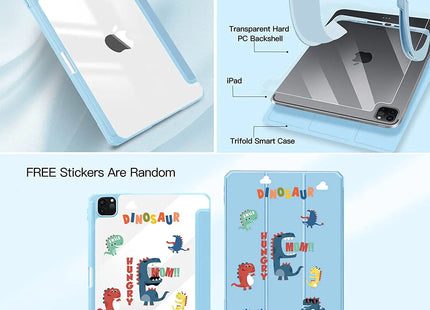 For iPad Case 10.2 9th 8th 7th 10 10th Generation Pro 11 13 2024 12.9 2022 Cover Pencil Holder Funda For iPad Air 5 4 10.9 Cases