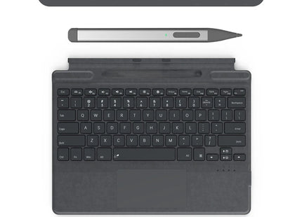 2025 New Color Microsoft Surface Pro 8/9/X/10/11 Bluetooth Magnetic Keyboard with Pen Slot,Touchpad and 7-color Backlit Keyboard