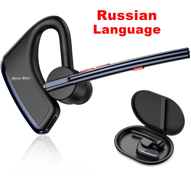 New Bee M50 Bluetooth Headset Wireless Earpiece Earphones...