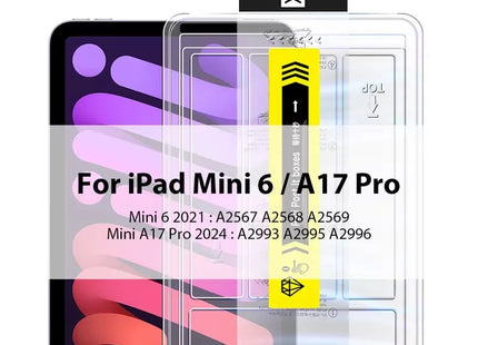 3PCS Easy Instal Tool Tempered Glass For iPad Pro 13 11 10 12.9 M4 M3 M2 10t 9t for iPad Air Mini 6 7 Screen Protector Film