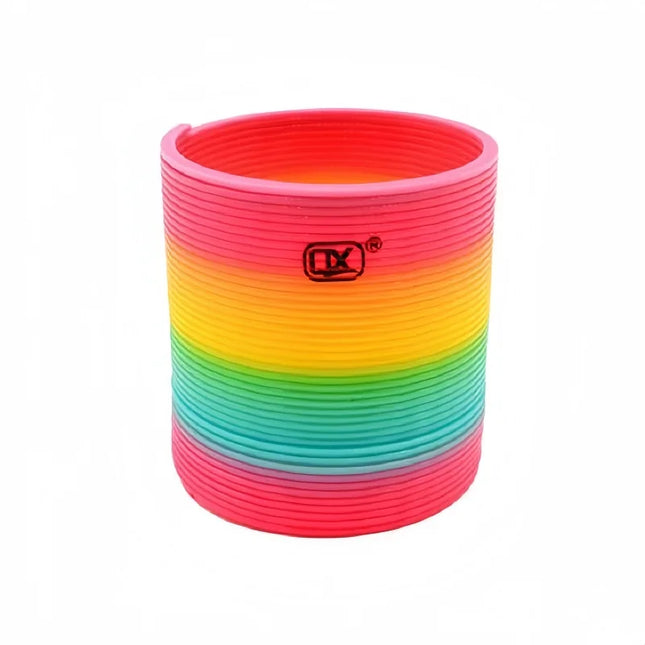 Rainbow Circle Fun Folding Toy Material Spring Coil Child...