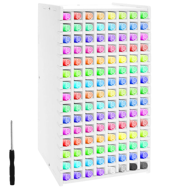 120 Slots Marker Pencil Storage Rack Large Capacity Deskt...