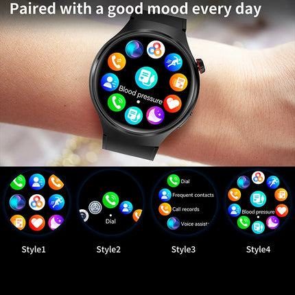2025 New Smart Watch Men For Huawei Watch 4 Pro 360*360 HD Screen Heart rate Bluetooth Call Health Monitoring Sports Smartwatch