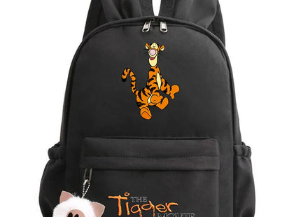 The Tigger Movie Backpack for Girl Boy Student Teenager Rucksack Casual Portable Laptop Travel Rabbit Ears Cute Mochila
