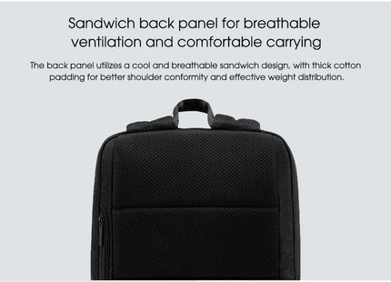 Xiaomi Classic Business Backpack 2 Fashion Laptop Bag for Men and Women Travel Large Capacity Backpack