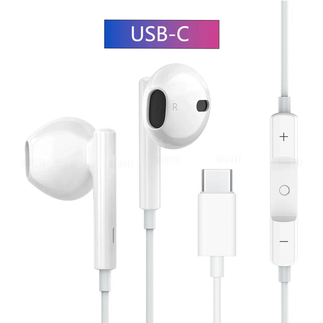 Original Headphones For Apple iPhone 16 15 14 13 Pro Max ...