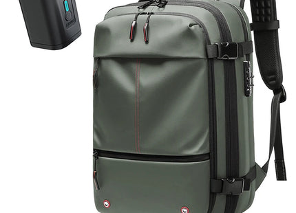 Travel Men 17 inch Laptop Backpack vacuum compression Backpack Business Large Capacity school Backpack expand outdoor backpack