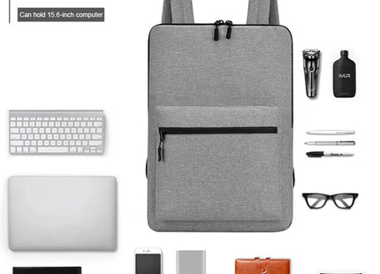DIENQI New Ultra-thin Laptop Backpack For 14" 15.6" Laptop Man Bag Multi-use Women Men Work Bag Waterproof Thin Computer Backbag