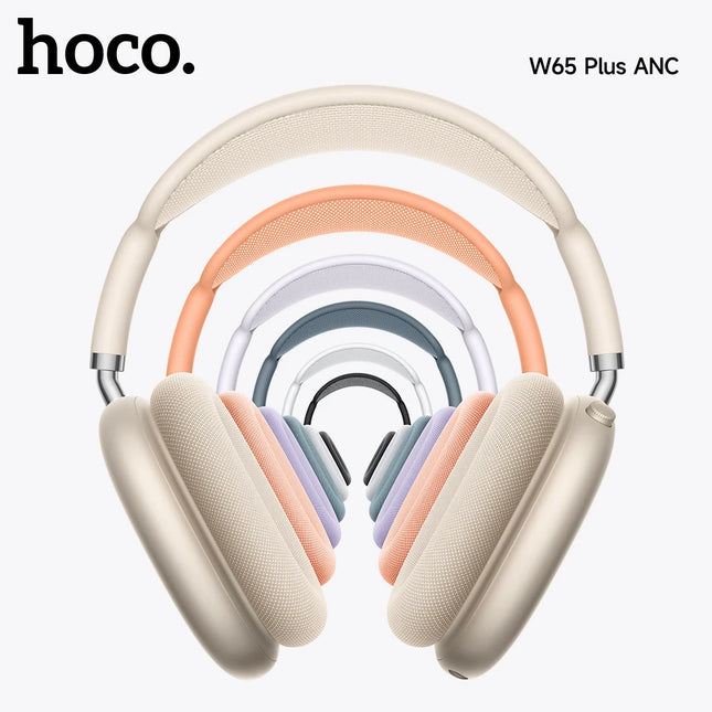 HOCO W65 Plus ANC Noise Reduction Bluetooth Headphones Ov...