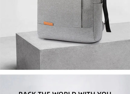 1 Pack 15.6 Inch Men's Business Simple Computer Backpack Usb Charging Lightweight Schoolbag Travel Commuting