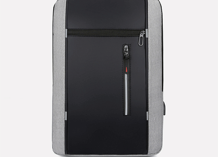 1 Pack 15.6 Inch Men's Business Computer Bag Multi-pocket High-capacity Usb Charging Work Commuting Backpack