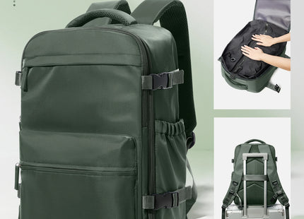 Vacuum Backpack Travel Bag for Men Large Capacity airback Backpack Business Laptop Backpack Women Expandable Backpack School Bag
