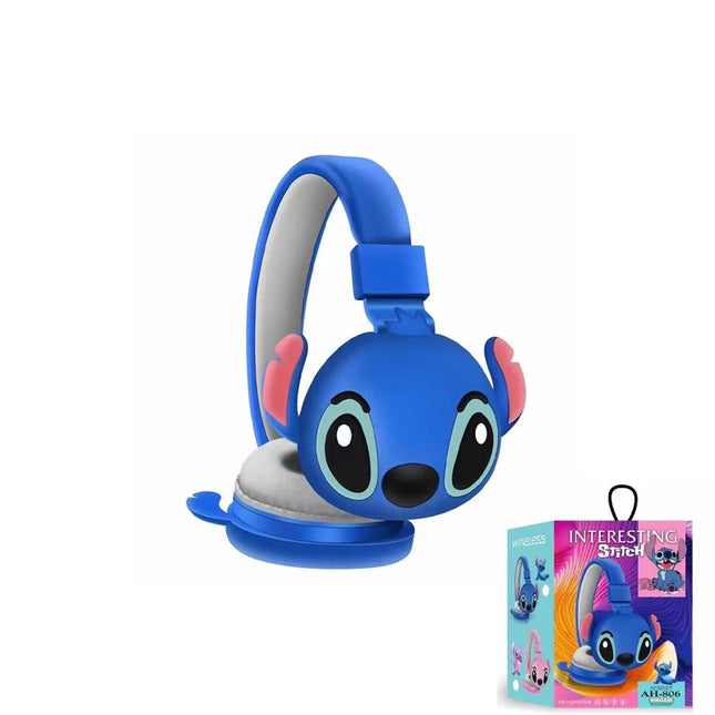 Disney Stitch Wireless Bluetooth Headphones AH-806 HIFI S...