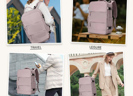 15.6inch Laptop Bag Men's Executive Work Backpack, Backpack Ryanair 40x20x25,Vacuum Packaged Travel Backpack Short-Trip Rucksack