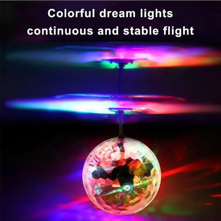 Children's Toy Induction Colorful Crystal Ball Gyroscope Intelligent Induction Floating Ball Luminous Toy