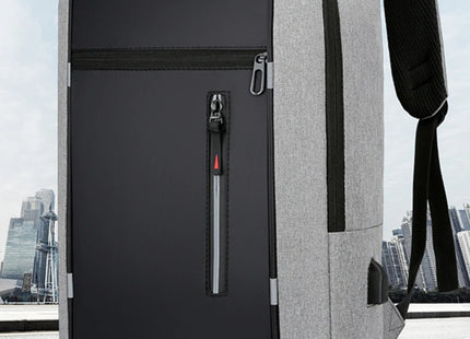 1 Pack 15.6 Inch Men's Business Computer Bag Multi-pocket High-capacity Usb Charging Work Commuting Backpack