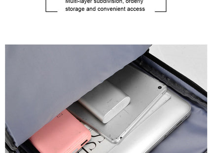 DIENQI New Ultra-thin Laptop Backpack For 14" 15.6" Laptop Man Bag Multi-use Women Men Work Bag Waterproof Thin Computer Backbag