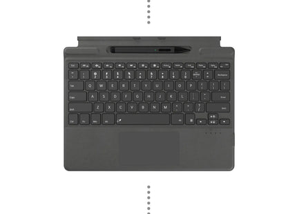 2025 New Color Microsoft Surface Pro 8/9/X/10/11 Bluetooth Magnetic Keyboard with Pen Slot,Touchpad and 7-color Backlit Keyboard