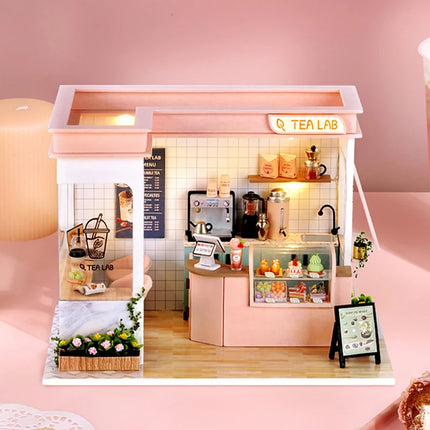 DIY Miniature Doll House 3D Puzzle Building Assembly Kit For Making Room Toys Home Bedroom Decorations With Furniture DollHouses