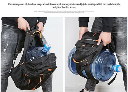 Men's Backpacks Oxford Waterproof Rucksack Business Computer Bag Casual Travel Backpack Senior High School Student Schoolbag