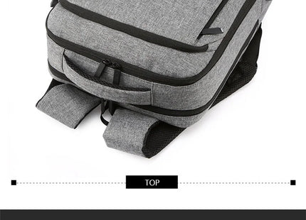 1 Pack 15.6 Inch Men's Business Simple Computer Backpack Usb Charging Lightweight Schoolbag Travel Commuting