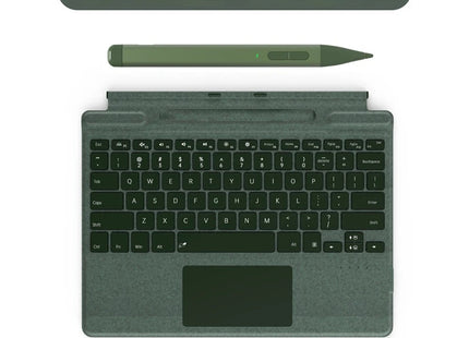 2025 New Color Microsoft Surface Pro 8/9/X/10/11 Bluetooth Magnetic Keyboard with Pen Slot,Touchpad and 7-color Backlit Keyboard