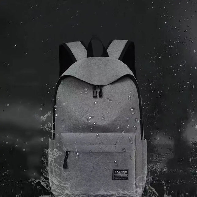 High Quality Oxford Cloth Versatile Backpack Black Grey W...