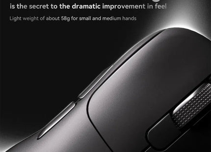 AJAZZ AJ179 PRO PAW3395 Lightweight Wired Wireless Mouse with Magnetic Charging Base Ergonomic Macro Gaming Mouse for PC Laptop